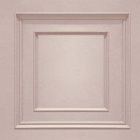 Belgravia Decor Amara Panel Soft Pink Wallpaper 10m x 53cm, Pink