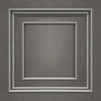 Belgravia Decor Amara Panel Silver/Gunmetal Wallpaper 10m x 53cm, Silver