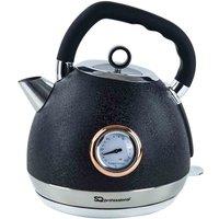 SQ Professional 9174 Epoque 1.8L Stainless Steel Electric Kettle - Black, Black