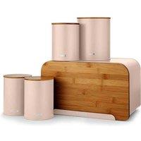 Tower Scandi 5 Piece Storage Set - Pink Clay, Pink