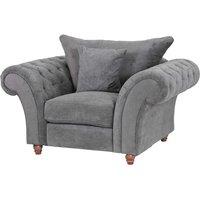 Heartlands Furniture Huntley Fabric Armchair Grey