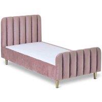Obaby Gatsby Single Bed Velvet Pink, Pink