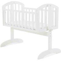Obaby Sophie Swinging Crib And Mattress White, White