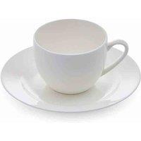 Royal Worcester Serendipity Teacup & Saucer Set Of 4, White