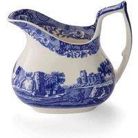 Spode Blue Italian Cream Jug 0.22L Single, Blue