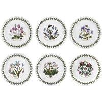 Portmeirion Botanic Garden Bread Plate Set Of 6, Multi