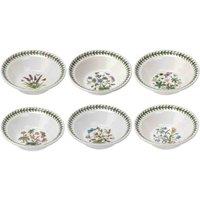 Portmeirion Botanic Garden Oatmeal Set Of 6, Multi