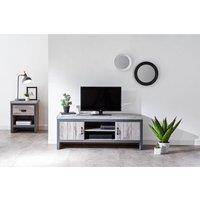 Boston 2 Door TV Unit, Grey