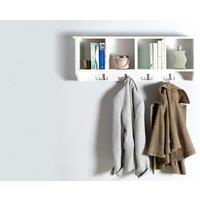 Kempton Wall Rack White, White