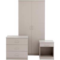 Panama 2 Drawer Desk White, White