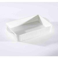 Carnaby Chelsea 12 Inch Rectangular Roaster, White
