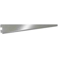 Rothley Twin Slot Shelving Kit In Krome 10 Inch Brackets And 63 Inch Uprights, Silver