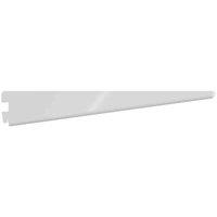 Rothley Twin Slot Shelving Kit In White 10 Inch Brackets And 78 Inch Uprights, White