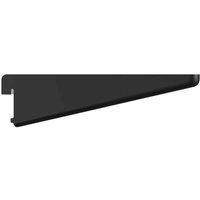 Rothley Twin Slot Shelving Kit In Matt Black 4 Inch Brackets And 78 Inch Uprights