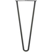 Rothley 350Mm 2 Pin Hairpin Leg Gun Metal Set Of 4