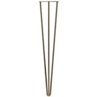 Rothley 710Mm 3 Pin Hairpin Leg Antique Brass Set Of 2