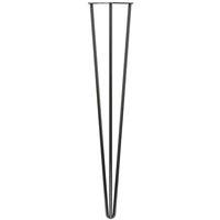 Rothley 710Mm 3 Pin Hairpin Leg Gun Metal Set Of 4