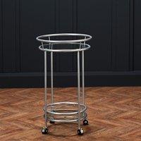 LPD Furniture Collins Drinks Trolley In Silver, Silver