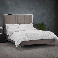 LPD Furniture Berkeley Double Bed, Grey