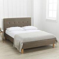 LPD Furniture Camden Double Bed, Grey