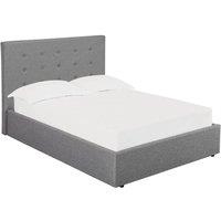 LPD Furniture Lucca King Size Bed Grey, Grey