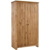 LPD Furniture Havana 2 Door Wardrobe, Brown