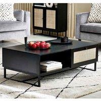 Julian Bowen Padstow Coffee Table Black, Black