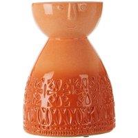Interiors By Ph Medium Coral Face Vase, Orange