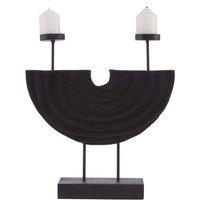 Interiors By Ph Two Candle Holder, Black