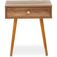 Interiors By Ph Small Side Table Wood Veneer, Brown