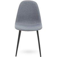 Interiors By Ph Grey Fabric Dining Chair, Grey