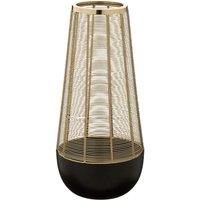 Interiors By Ph Large Taper Hurricane Lamp, Gold