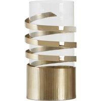 Interiors By Ph Large Spiral Hurricane Candle Holder, Gold