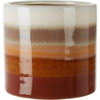 Interiors By Ph Large Striped Planter, Multi