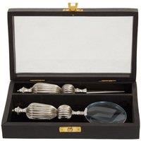 Interiors By Ph Magnifier And Letter Opener, Black