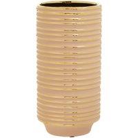 Interiors By Ph Small Ceramic Vase Blush Gold Stripe, Pink
