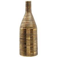 Interiors By Ph Large Textured Ceramic Vase, Gold
