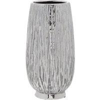 Interiors By Ph Small Silver Ceramic Vase, Silver