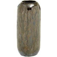Interiors By Ph Dark Blue Reactive Glaze Vase, Blue