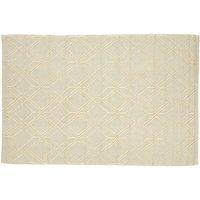 Interiors By Ph Small Geometric Rug Ivory, Grey