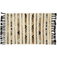Interiors By Ph Small Tribal Rug, Cream