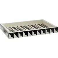 Interiors By Ph Black And White Tray, White