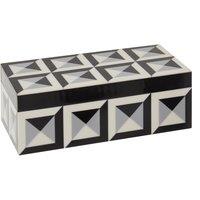 Interiors By Ph Rectangular Trinket Box, White
