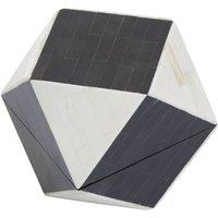 Interiors By Ph 3D Diamond Small Trinket Box, Black