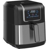 HOMCOM 800-120V70 1700W 6.5L Air Fryer With Digital Display Timer For Low Fat Cooking - Black