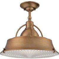 Quoizel Cody 2 Light Pendant in Mystic Copper, Brown