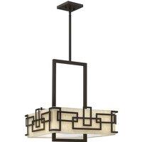 Hinkley Lanza 3 Light Pendant Oil Rubbed Bronze, Brown
