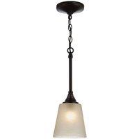 Feiss Arbor Creek 1 Light Mini Pendant, Brown
