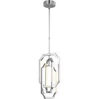 Feiss Audrie 6 Light LED Pendant, Silver