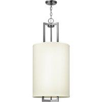 Hinkley Hampton 3 Light Pendant Antique Nickel, Silver